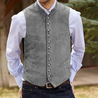 Herren Trachtenhemd | Einreiher Casual Vest