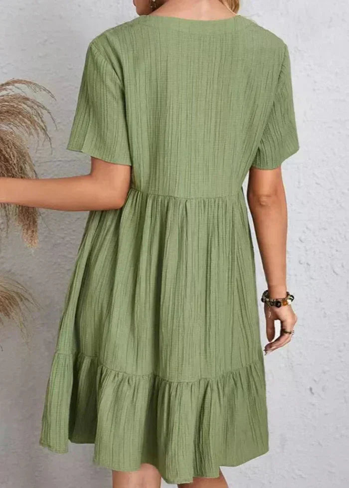 Lorene – Elegantes Bauch Schmeichelhaft Kleid