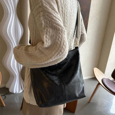 Chelsey’s Vintage Charm | Leder Schultertasche