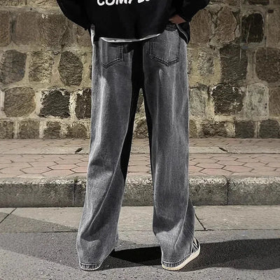 Herren Lässig Baggy Jeans | Weites Bein