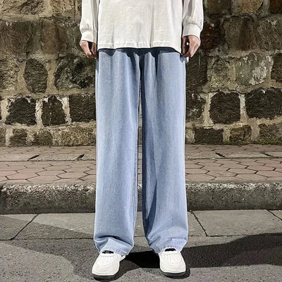 Herren Lässig Baggy Jeans | Weites Bein