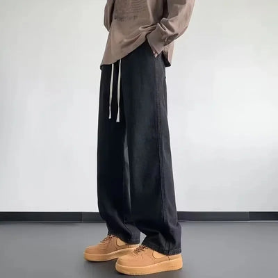 Herren Lässig Baggy Jeans | Weites Bein