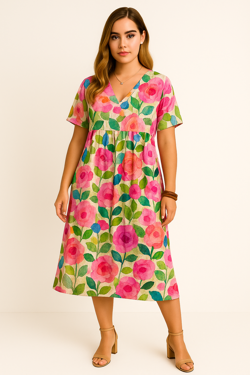 Sommerkleid mit Blumenmuster