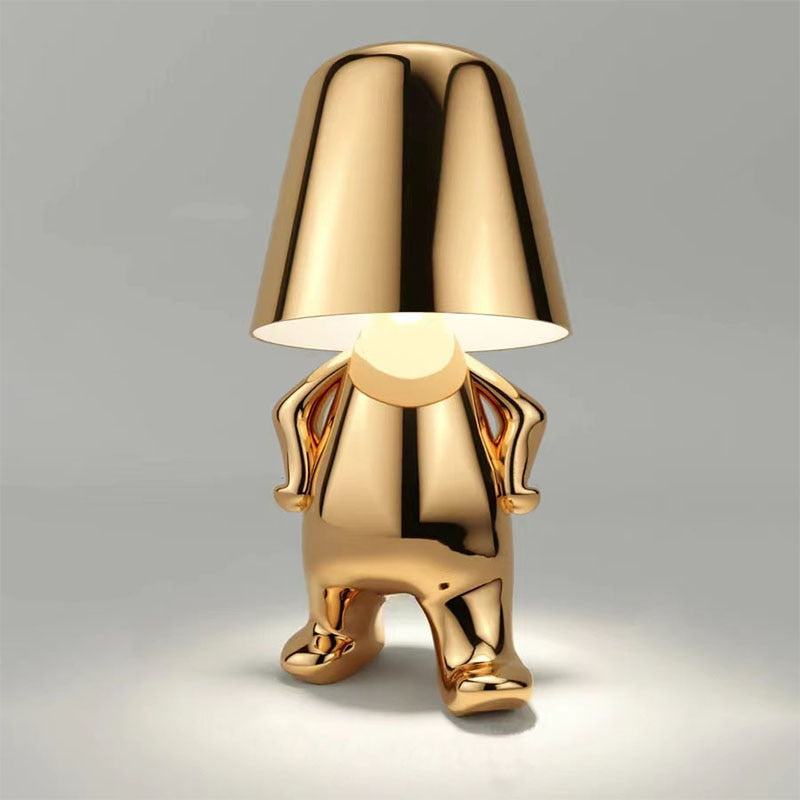 Stilvolle Tischlampe mit Warmem Licht – Modernes Design für Wohnzimmer und Schlafzimmer, Wiederaufladbar und Dimmbar