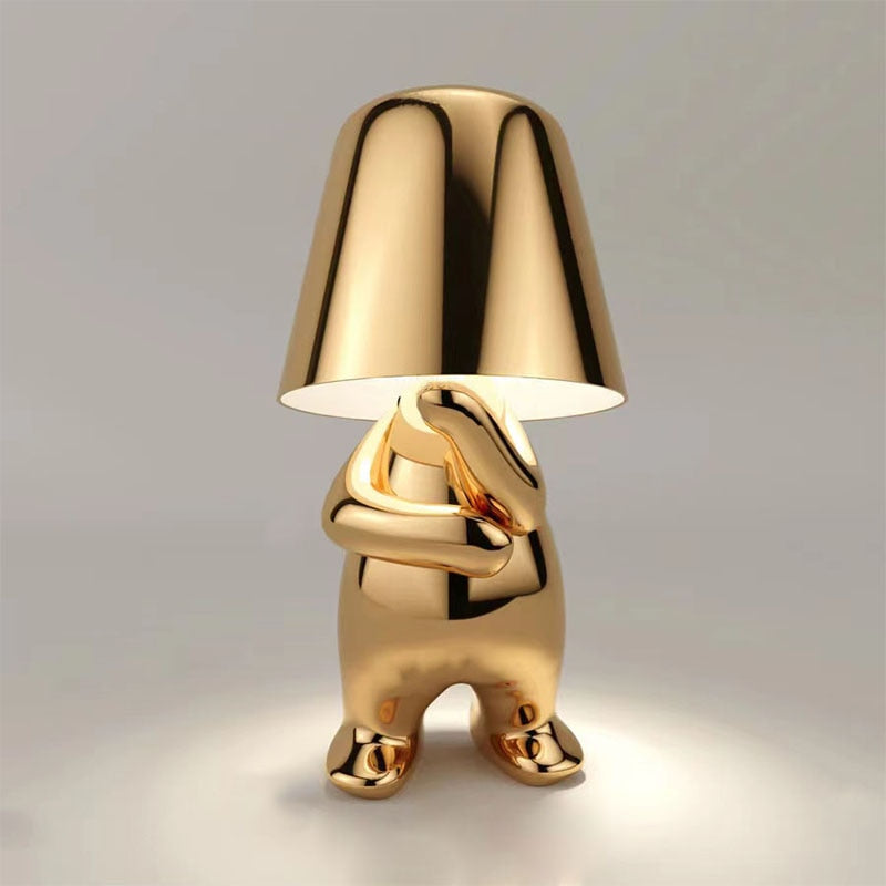Stilvolle Tischlampe mit Warmem Licht – Modernes Design für Wohnzimmer und Schlafzimmer, Wiederaufladbar und Dimmbar