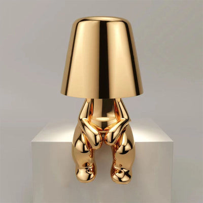 Stilvolle Tischlampe mit Warmem Licht – Modernes Design für Wohnzimmer und Schlafzimmer, Wiederaufladbar und Dimmbar