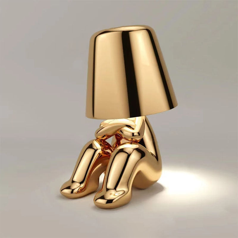 Stilvolle Tischlampe mit Warmem Licht – Modernes Design für Wohnzimmer und Schlafzimmer, Wiederaufladbar und Dimmbar