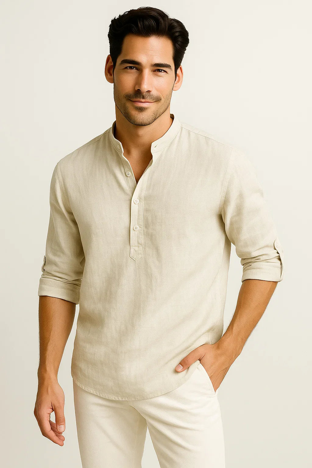 Stilvolles Leinenhemd für Herren