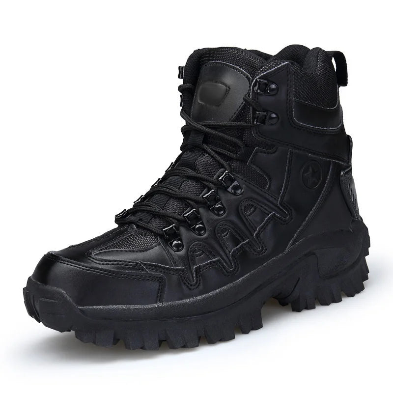 Herren Trekkingstiefel Mit Robuster Sohle