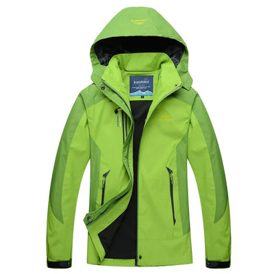 Louise | Damen Wasserdichte Windbreaker-Jacke mit Sportlicher Kapuze und Modernem Design