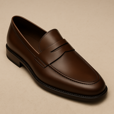 Herren Loafer Aus Leder Mit Penny Strap