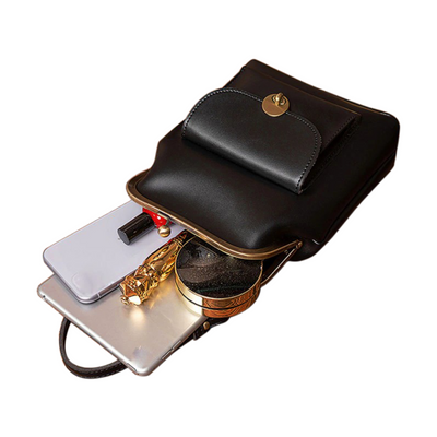 Vintage Kussverschluss Tasche - Retro Chic Essentiell
