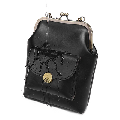 Vintage Kussverschluss Tasche - Retro Chic Essentiell