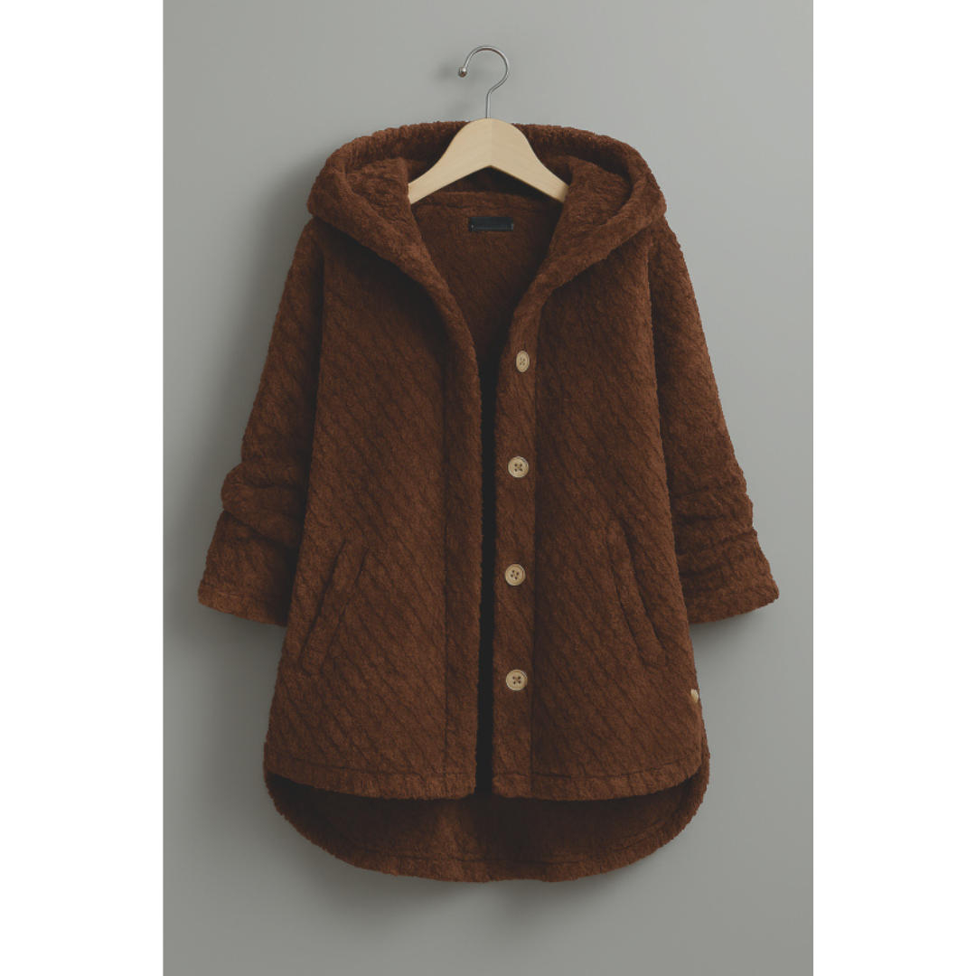 Natascha® | Button-Down Kapuzenjacke