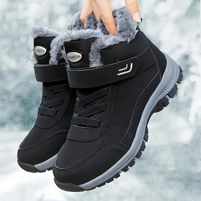 Sabina | Unisex Winterstiefel Knöchelhoch mit Riemenverschluss & Warmem Innenfutter