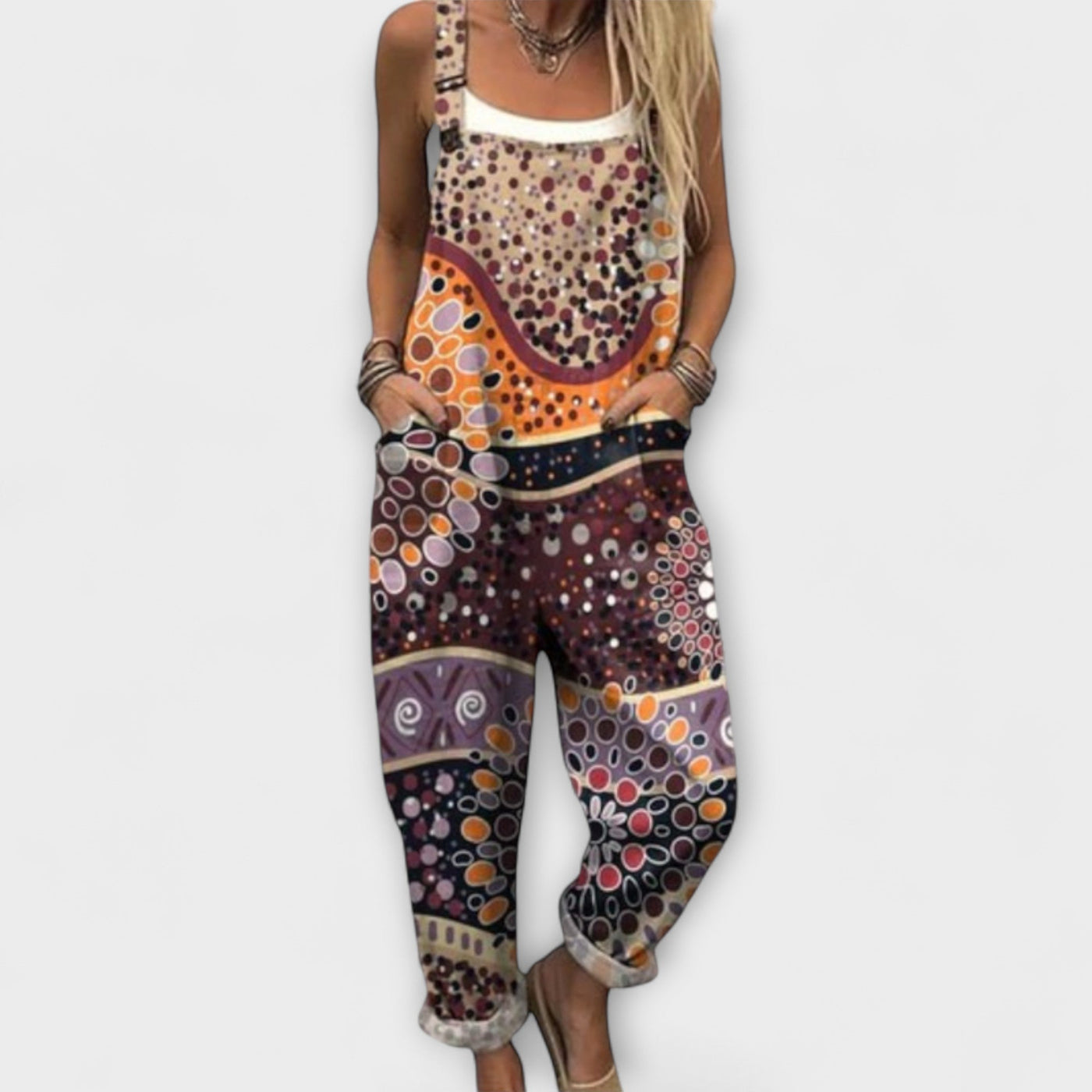 Sahari - Tribal-Print Overalls