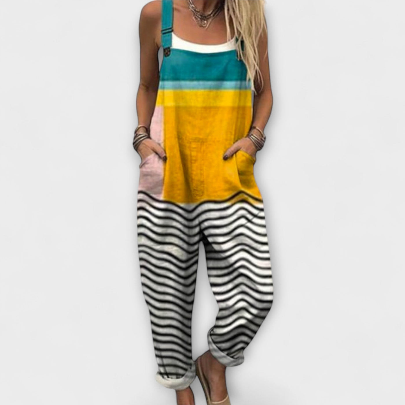 Ilse - Gestreifter Jumpsuit