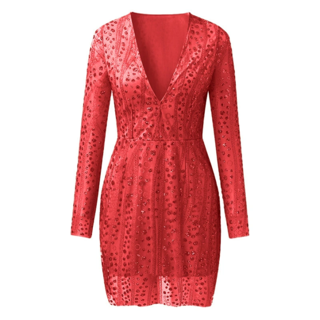 Paillettenkleid Für Hochzeitsgäste Für Damen | Mini