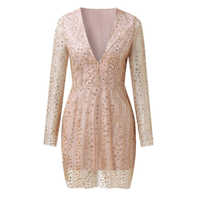 Paillettenkleid Für Hochzeitsgäste Für Damen | Mini