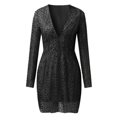 Paillettenkleid Für Hochzeitsgäste Für Damen | Mini