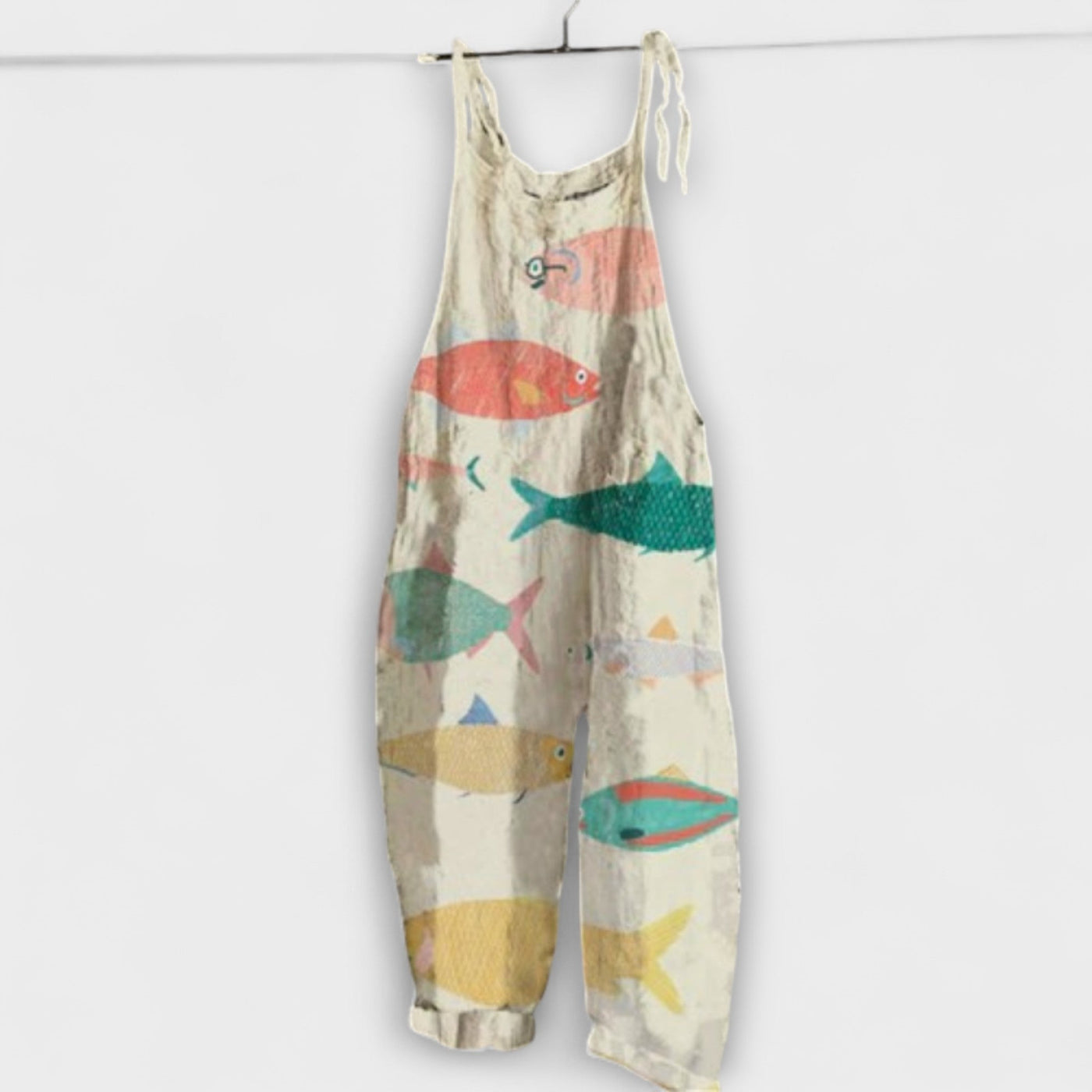 Ashley -  Mehrfarbiger Vintage Jumpsuit