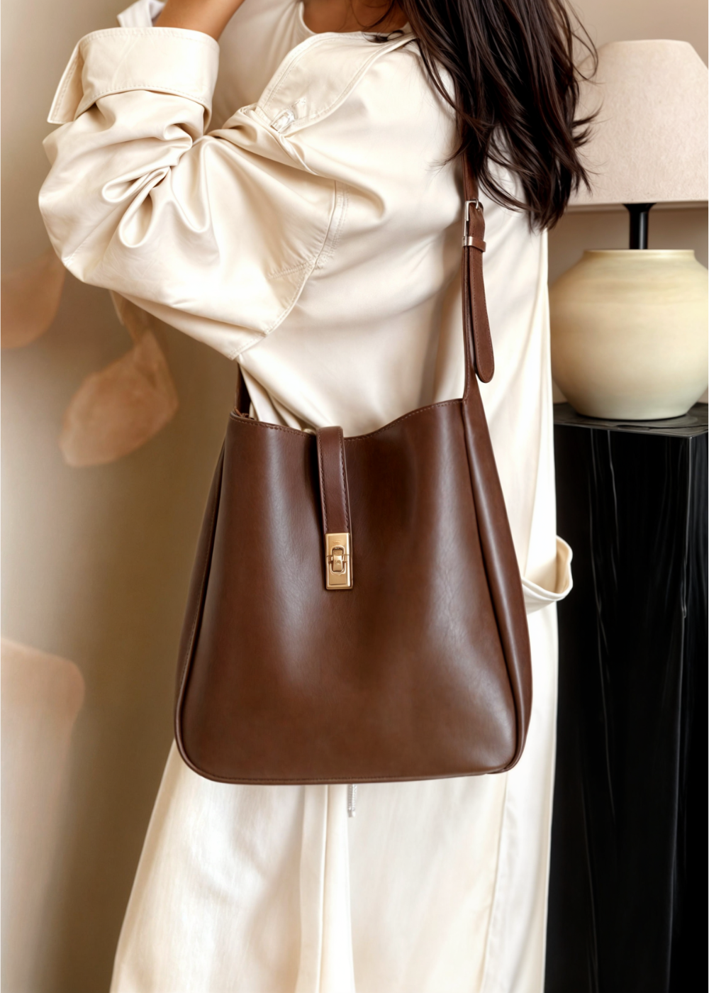 Handtasche Damen – Vegane Leder Tasche – Elegant & Alltag