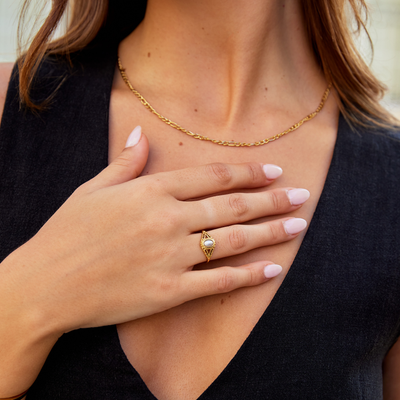 Royal - Vintage Perlenring