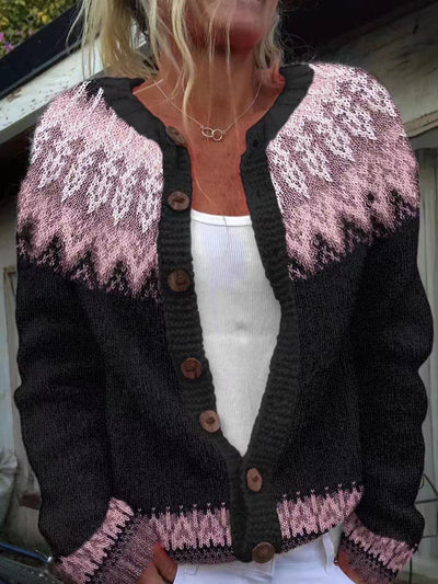 Daniela | Vintage Isländische Strickjacke
