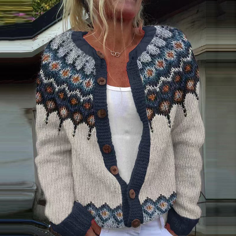 Julie | Vintage Isländische Strickjacke