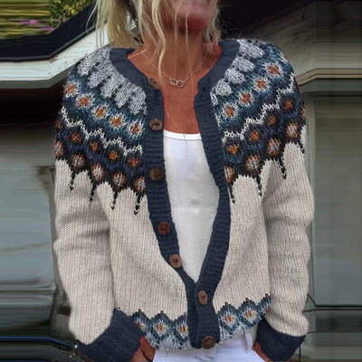 Julie | Vintage Isländische Strickjacke