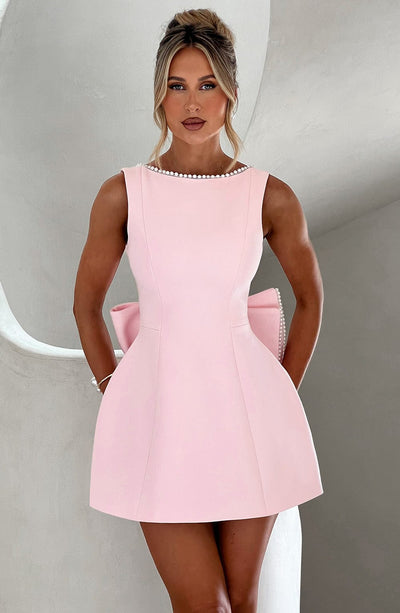 Damen Mini Kleid Mit Verspieltem Chic Design