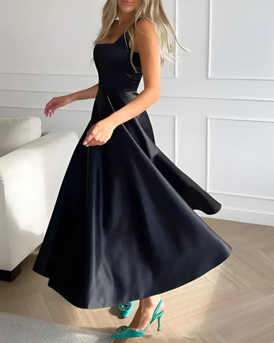 Damen Ärmelloses Maxi Kleid Mit Eleganter Silhouette