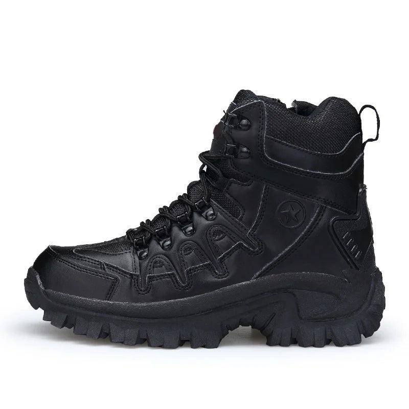 Herren Trekkingstiefel Mit Robuster Sohle