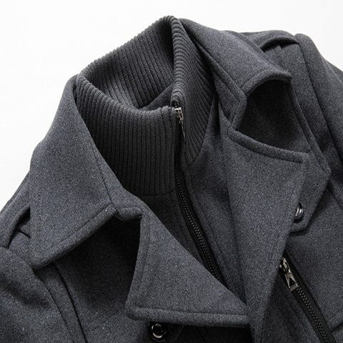 Zweiteilige Herren-Winterjacke mit isolierender Innenjacke – wasserabweisend, stylisch und warm