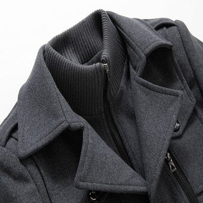 Zweiteilige Herren-Winterjacke mit isolierender Innenjacke – wasserabweisend, stylisch und warm