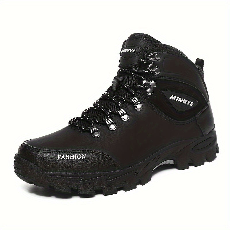 Hestian | Herren Outdoor-Wanderschuhe Hochschnitt mit Schnürung & Robuster Sohle