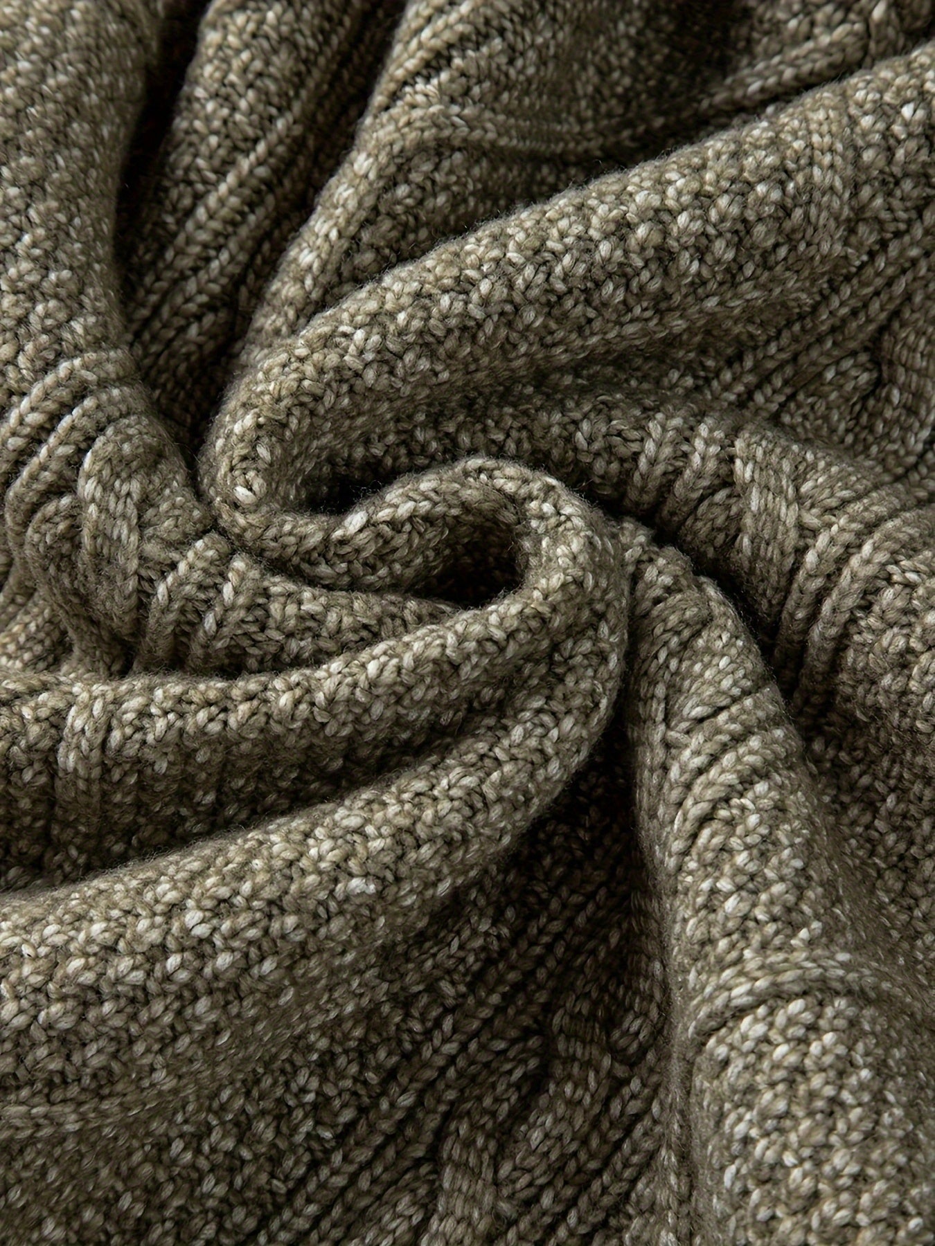 Philippa | Damen Strickkleid Zopfmuster mit lockerem Schnitt & Langarm