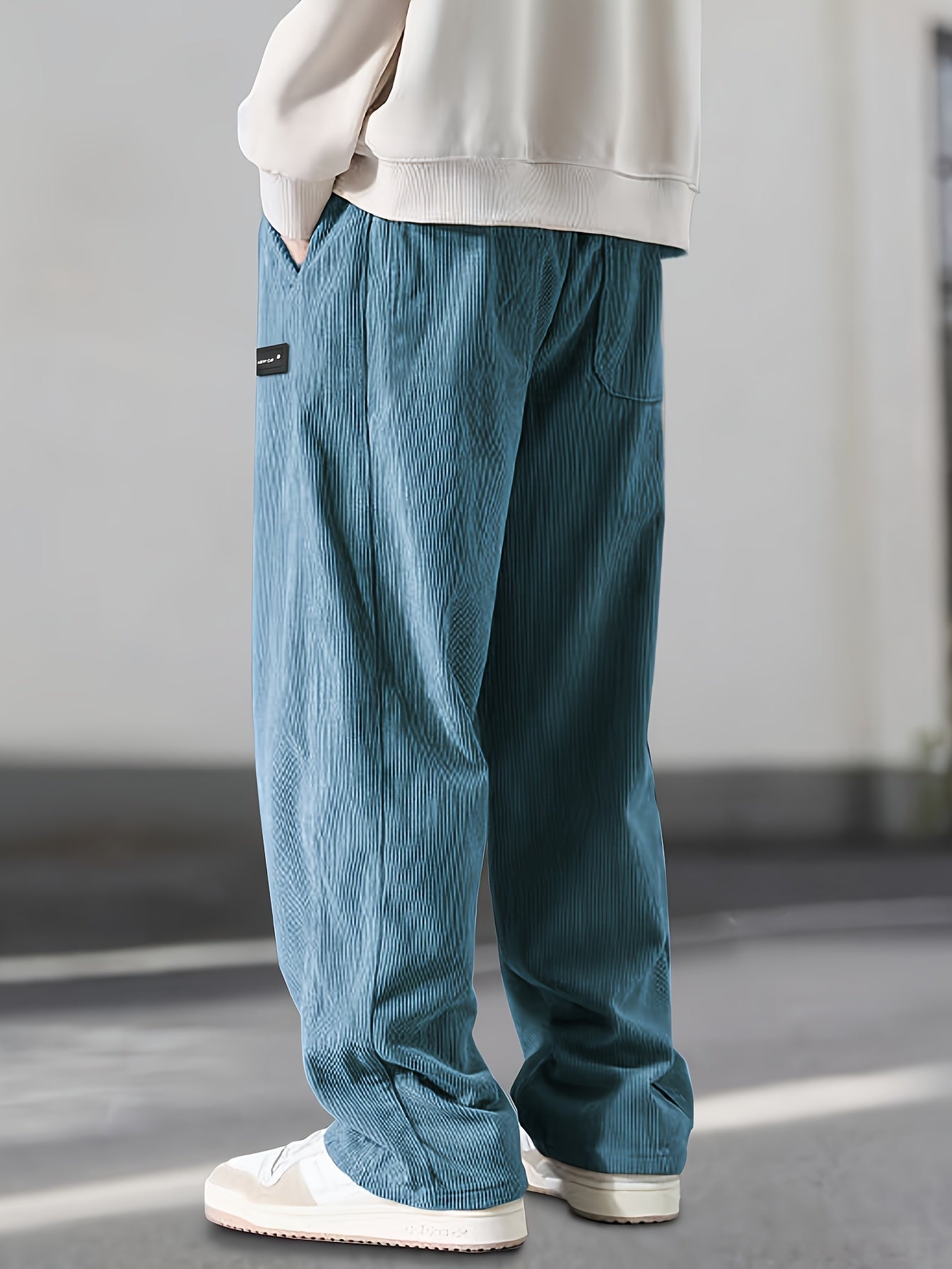 Asher - Gerade Geschnittene Hose Mit Kordelzug Der Taille