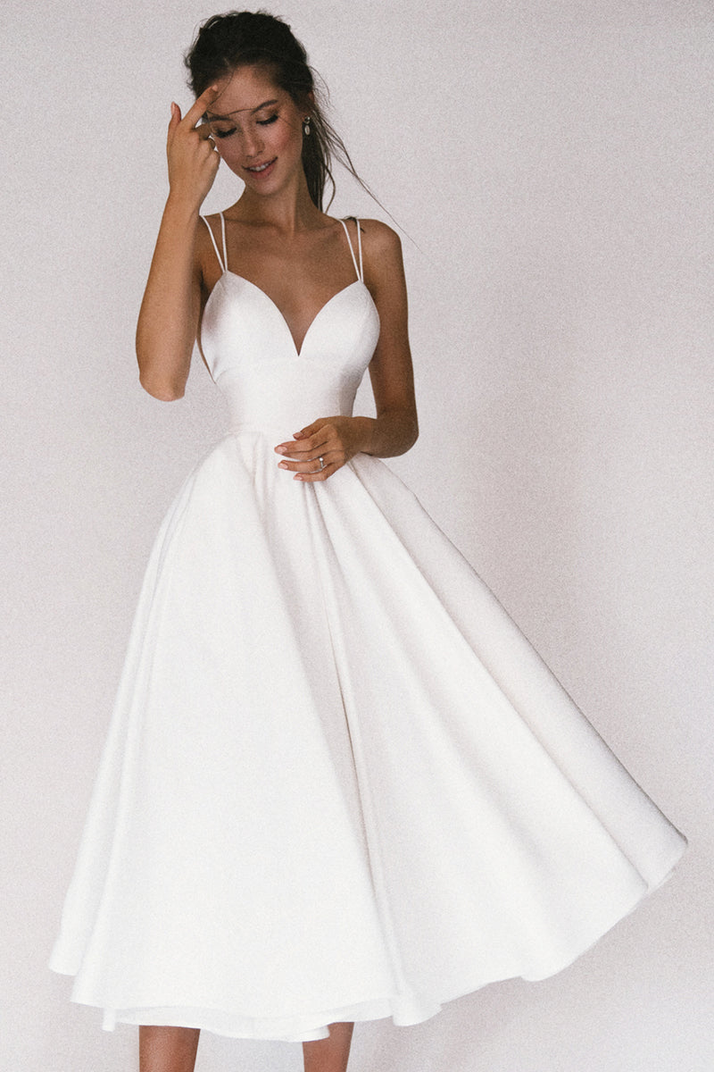 Formelles Damen Partykleid Mit V Ausschnitt | Midi