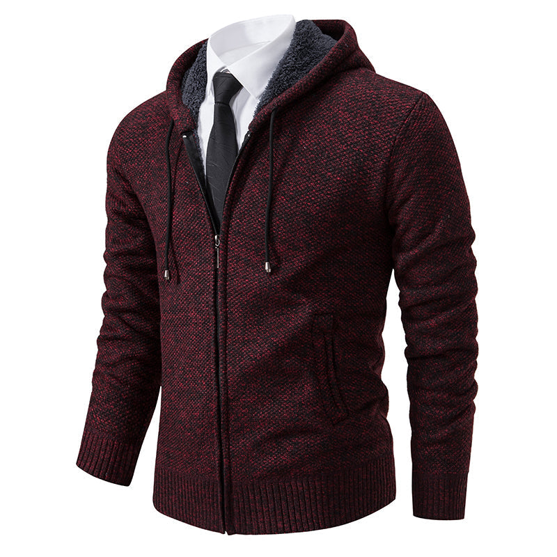 Herren Cardigan Mit Reißverschluss Im Klassischen Design