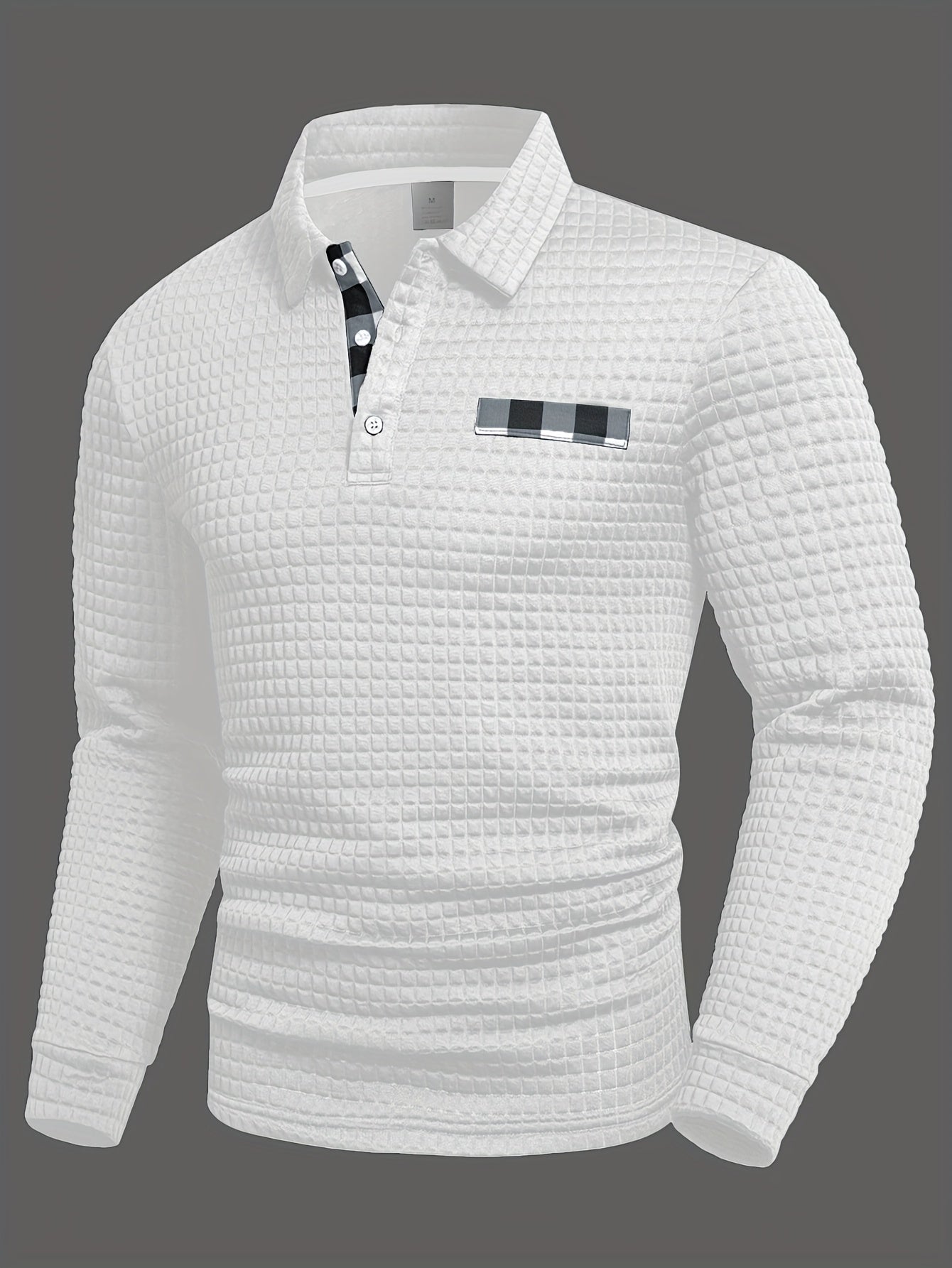 Jürgen – Lässiges Langarmhemd Mit Knöpfen