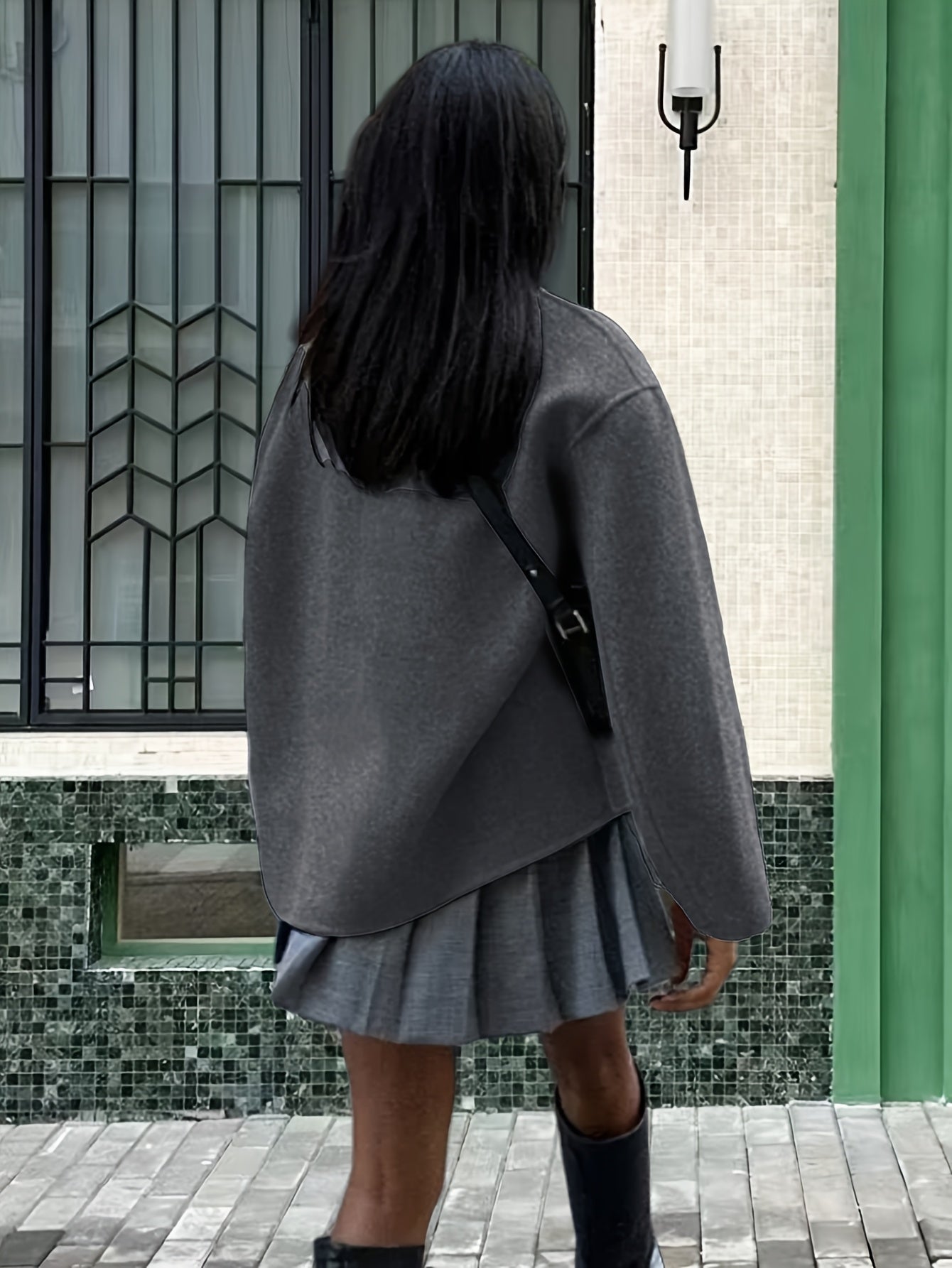 Deanne - Eleganter Doppelreihiger Beiger Mantel