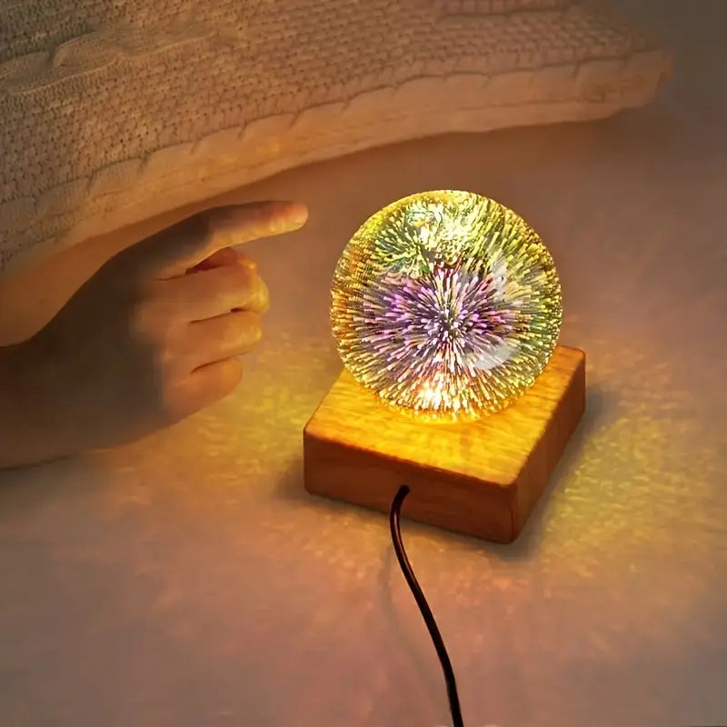 3D Feuerwerks-Kristalllampe