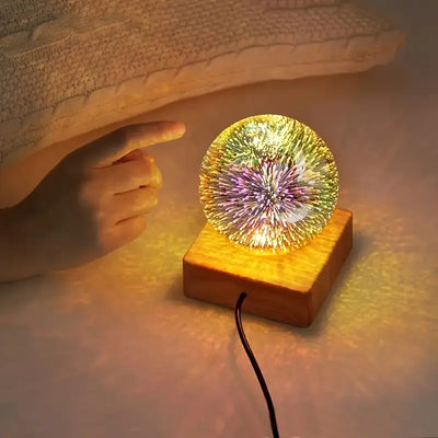3D Feuerwerks-Kristalllampe