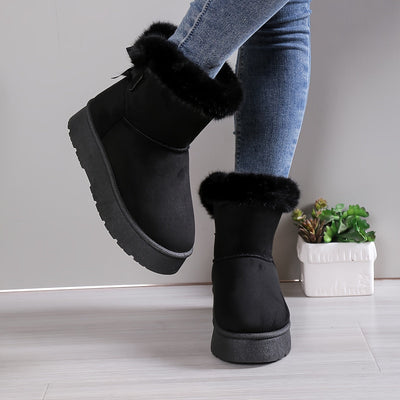 Matilda | Damen Winterstiefel mit Wärmender Thermofütterung & Rutschfester Plateausohle