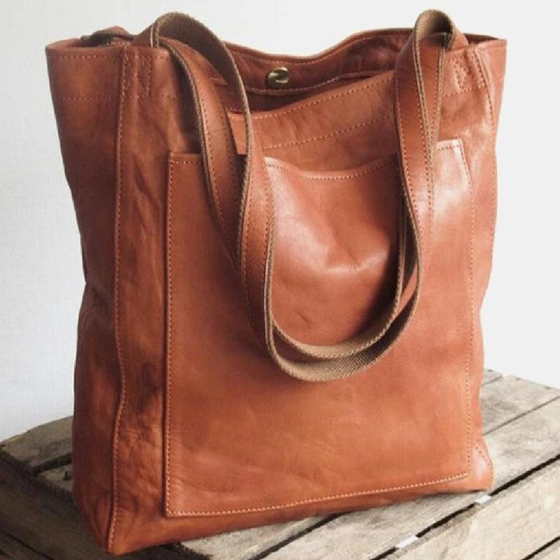 Elsbetha® | Klassische Leder Schultertasche