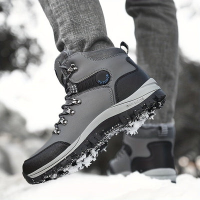 Braylen | Herren Winterstiefel Outdoor Schnürer mit Warmfutter & rutschfester Sohle
