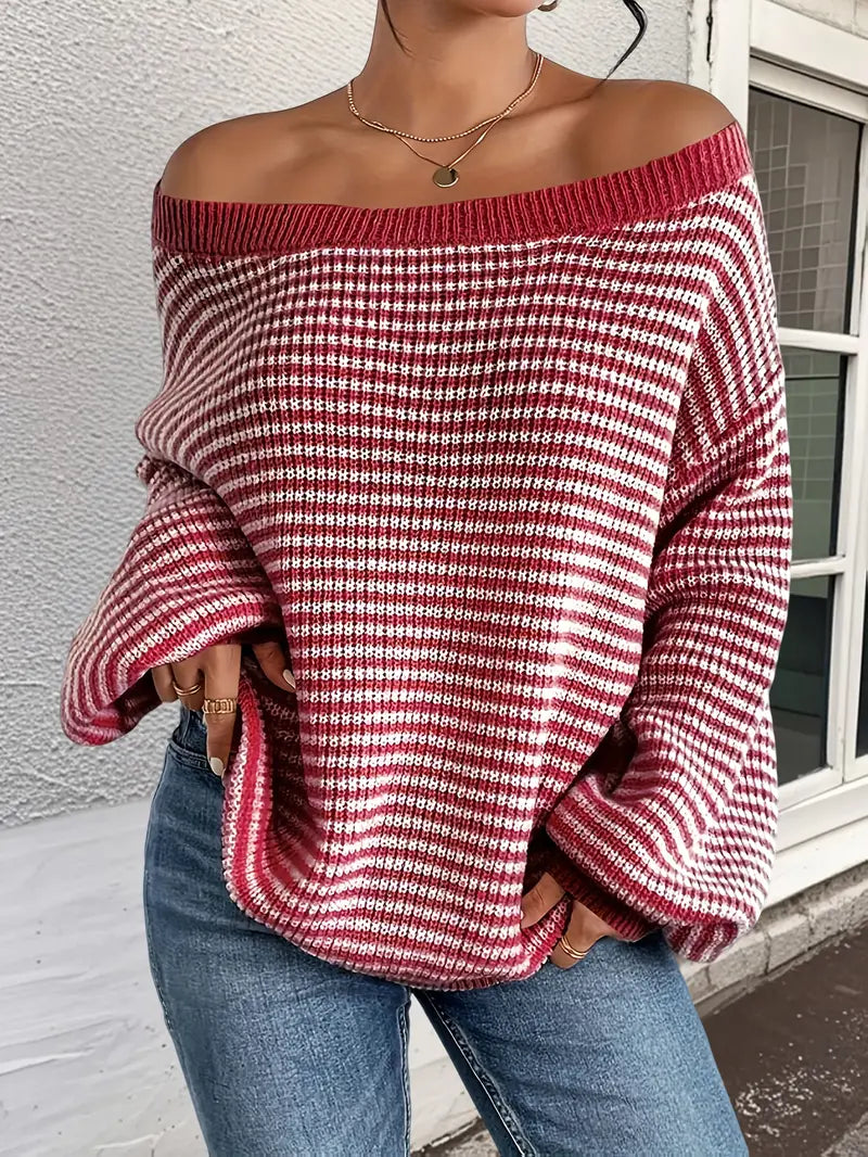 Nilufer - Lässiger Strickpullover Für Den Winter