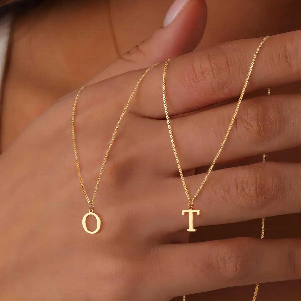 Euphemia® | mit Liebesbrief-Initialen Gold