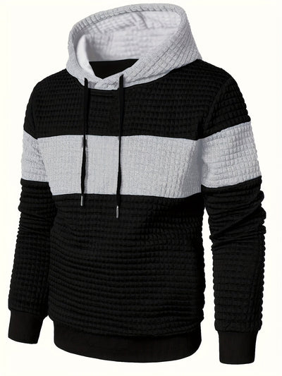 Fredric - Blockierung Stilvoller Kapuzenpullover Schweiß Hemd